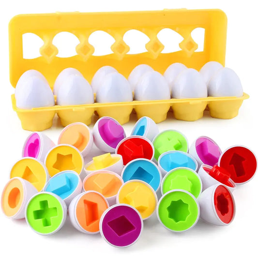 Montessori Smart Eggs Puzzle Set